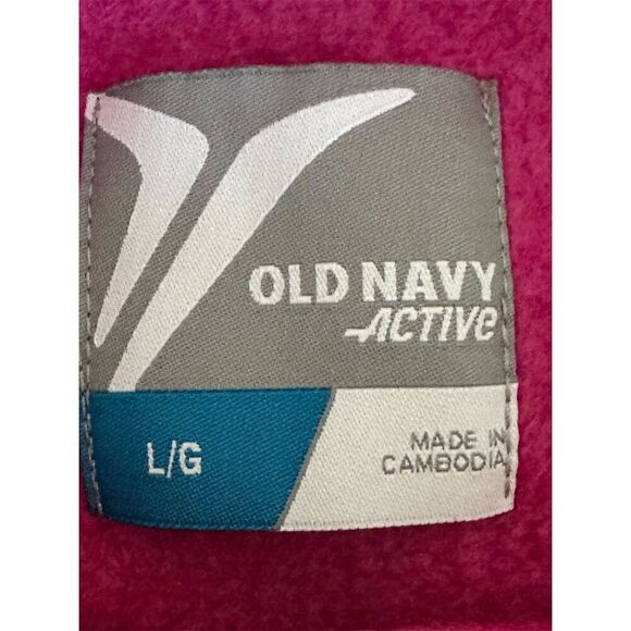 Old Navy Women's Active Hoodie Pullover Pink Size L - Picture 4 of 6